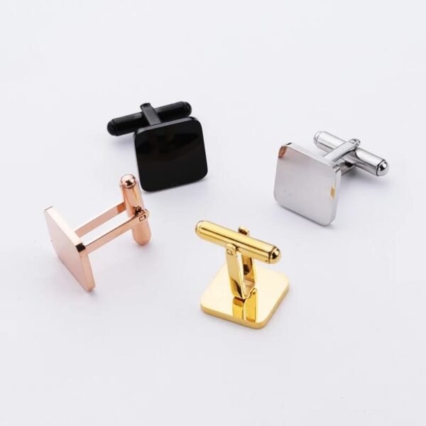 Stainless Steel Engravable Men’s Cufflinks - Image 5