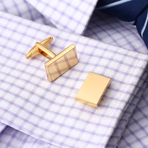 Stainless Steel Engravable Men’s Cufflinks